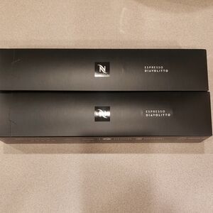 2 BOXES - Nespresso Vertuo Diavolitto Capsules in Black Box NEW- 20 CAPSULES